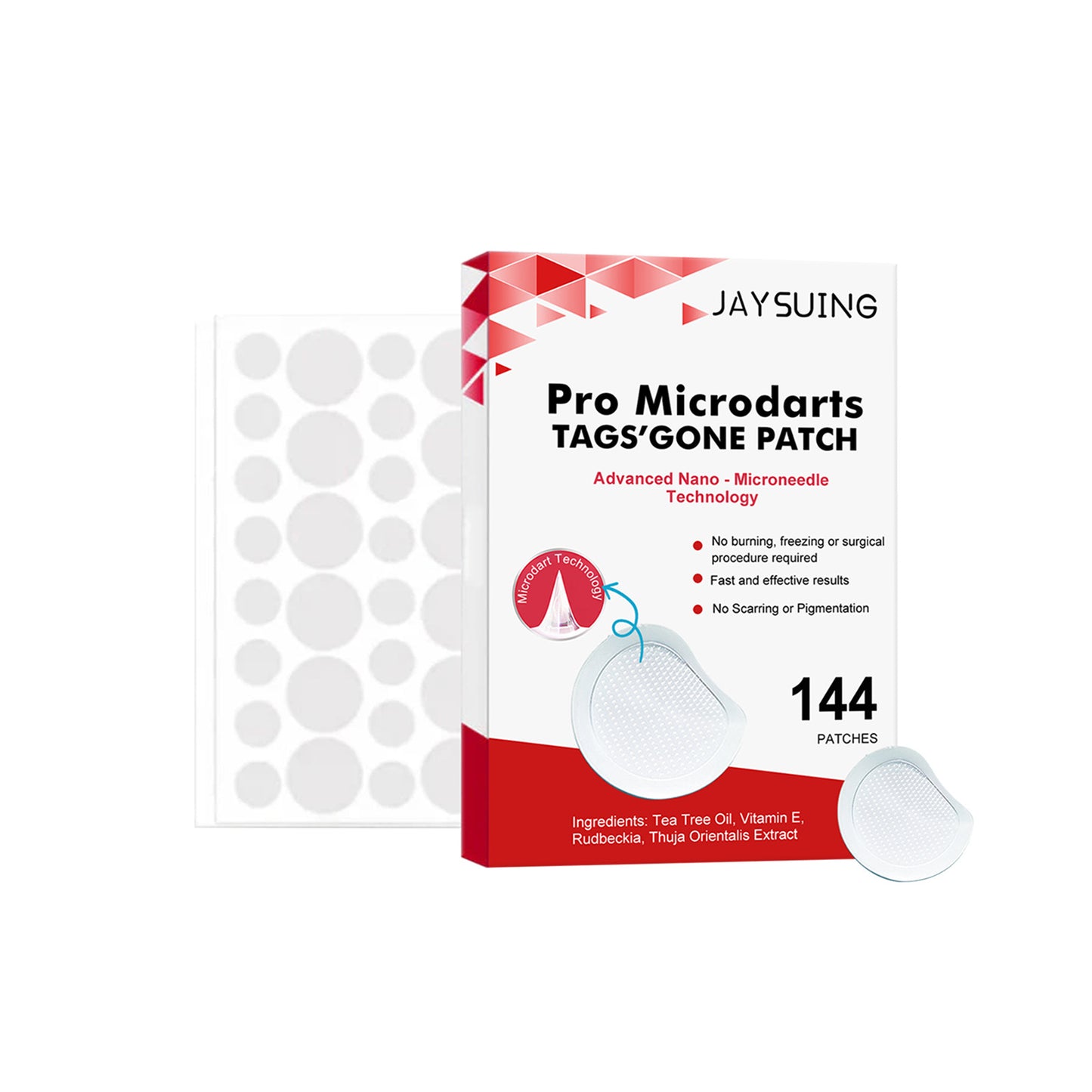 Adhesive Bandages for Skin Care - Gentle, Cleansing & Soothing - 144 Patches