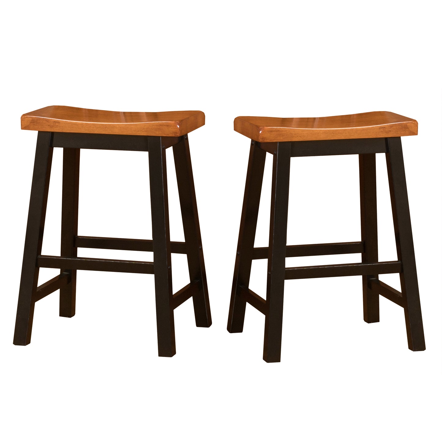 Wood 24 SADDLE STOOL