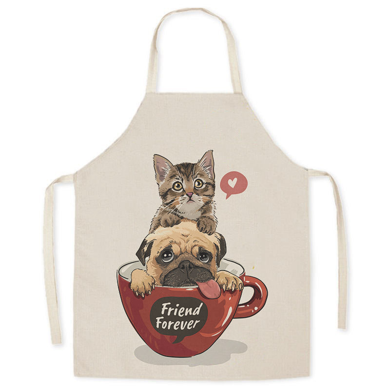 Funny Cartoon Apron for Kids and Adults - Creative Animal Design