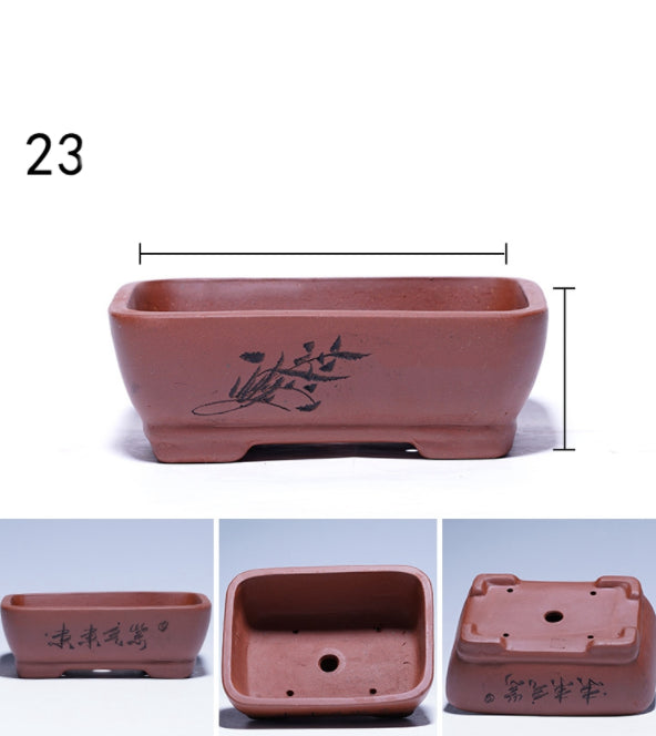 Purple Sand Flowerpot Tray for Yixing Pots - Garden & Home Storage