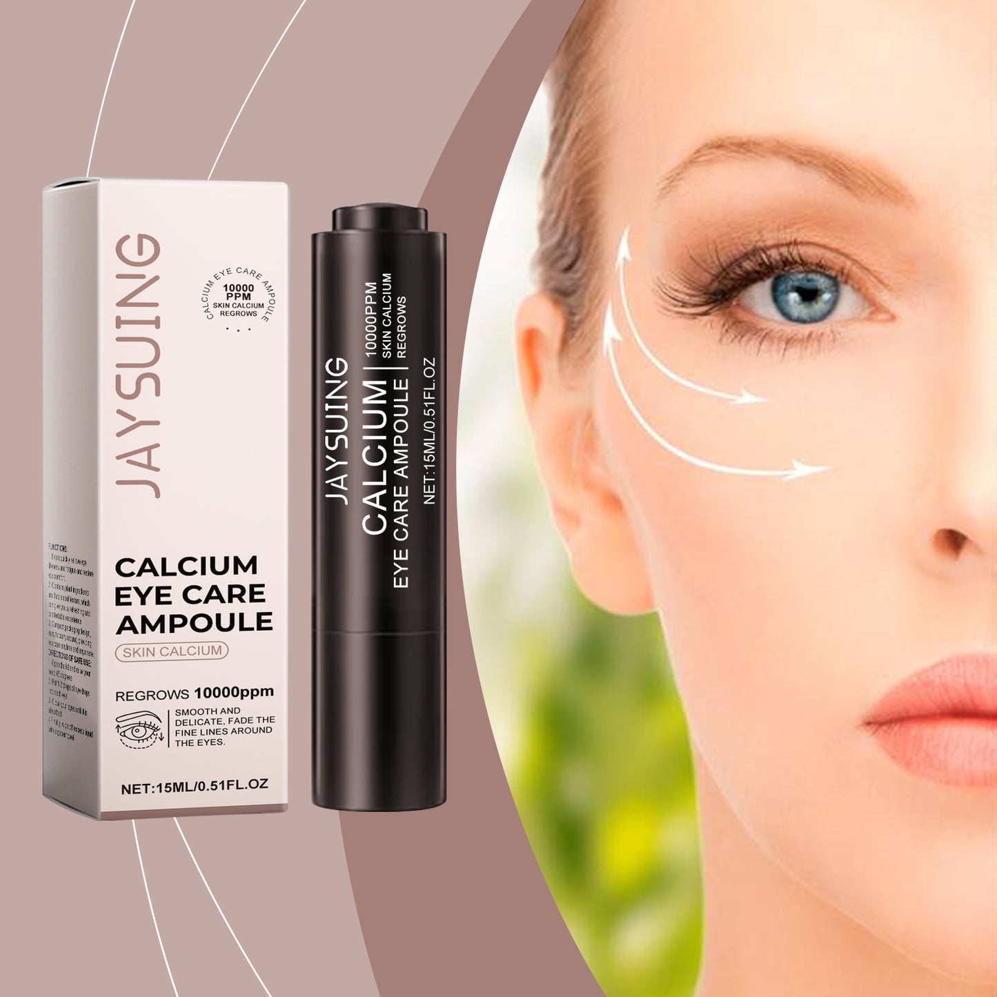 Moisturizing Eye Care Ampoule Serum - Vitamin C & Niacinamide, 15ml