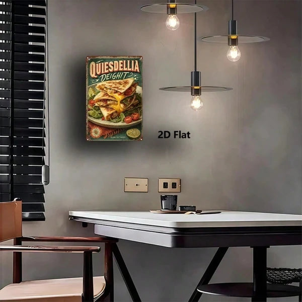 Metal Tin Wall Sign - 20 cm x 20 cm Decorative Art