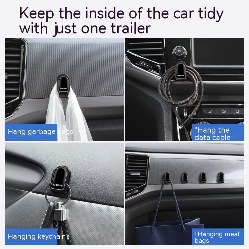 Multifunctional Car & Indoor Hook for Data Cables Keys Food Bags