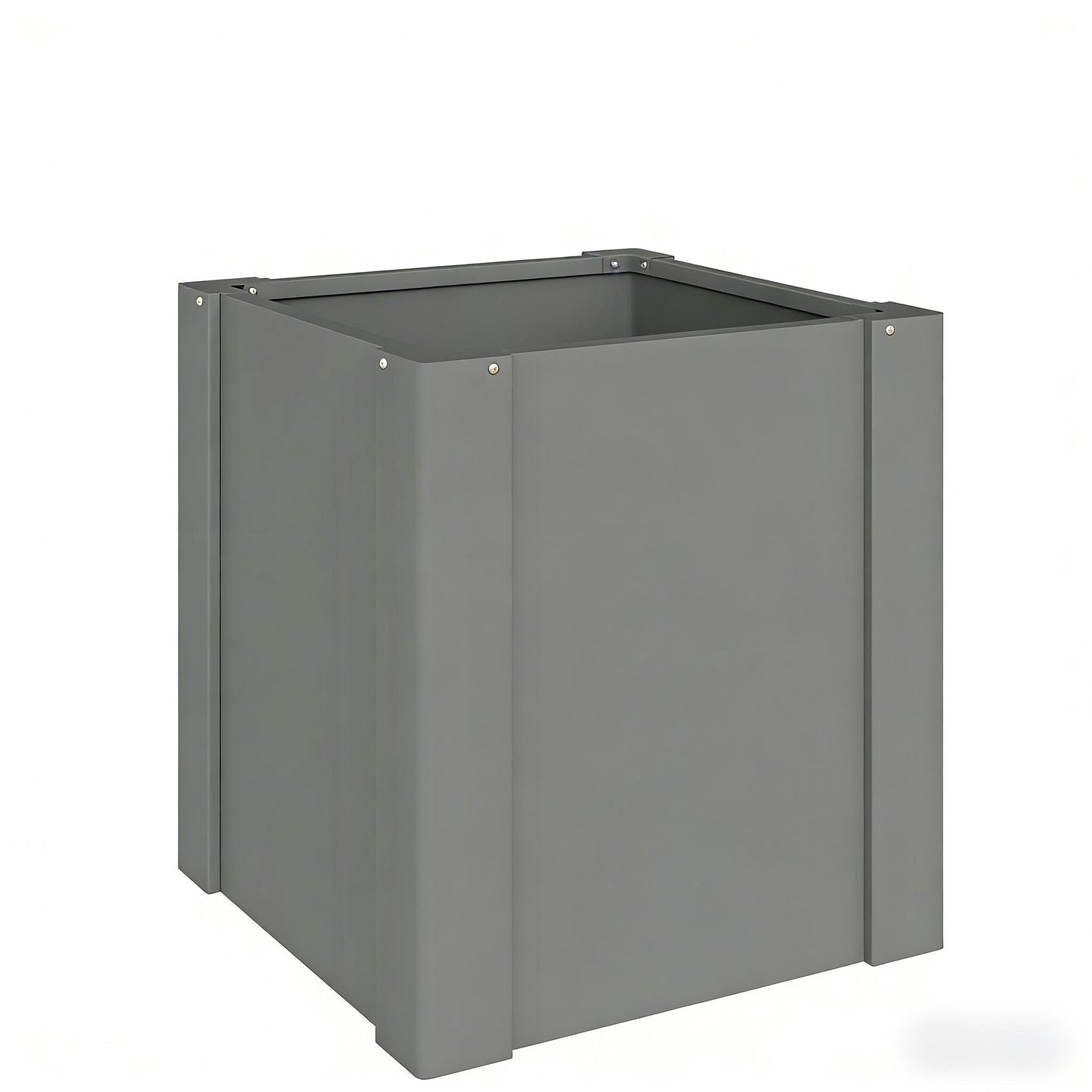 Outdoor Elevated Garden Planter Box - Black Steel