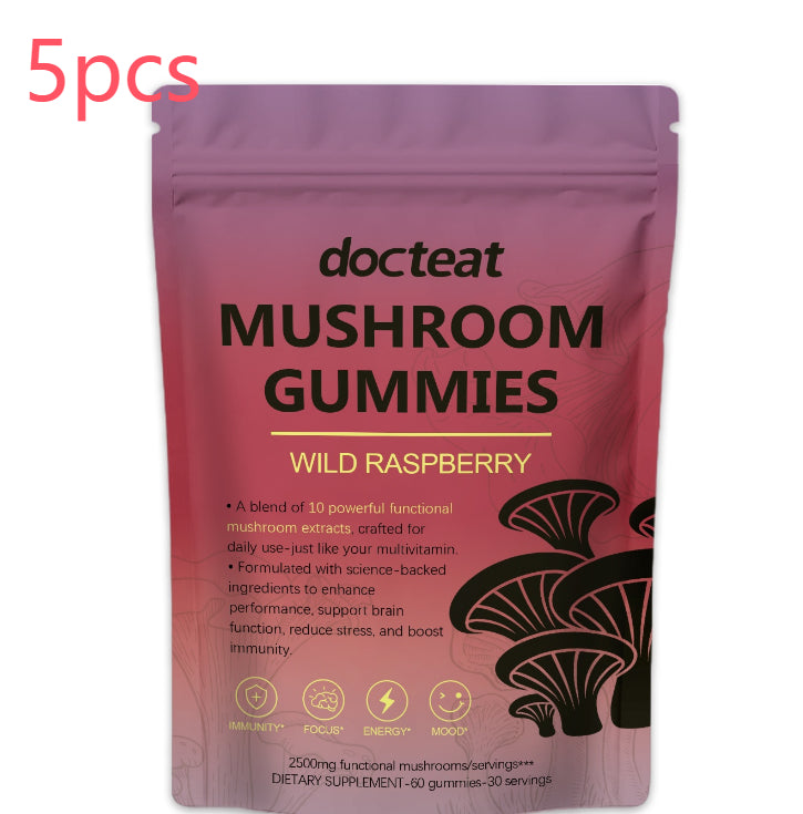 Mushroom Gummies with Fruit Extracts