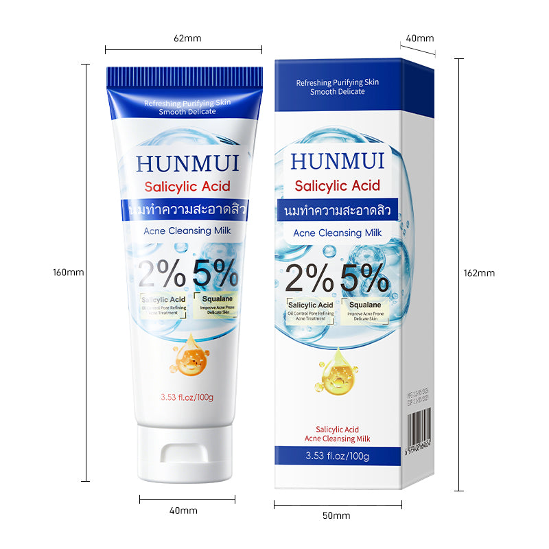 Salicylic Acid Acne Cleansing Milk 100g for Oily & Acne-Prone Skin