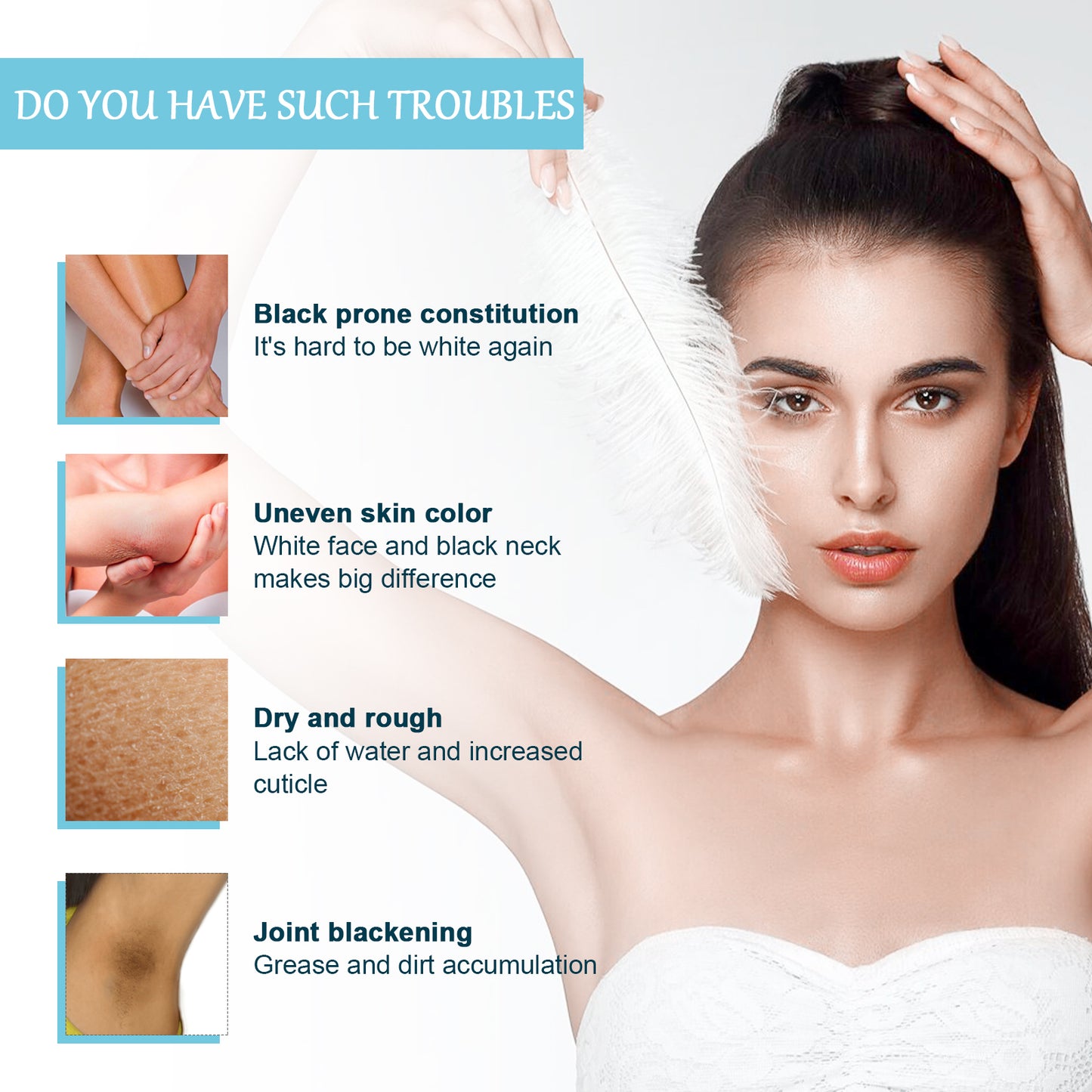 Skin Brightening Body Toner - Moisturizing Dark Spot Corrector for Body