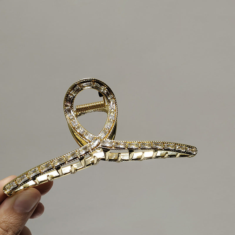 Crystal Metal Hair Clip - Diamond