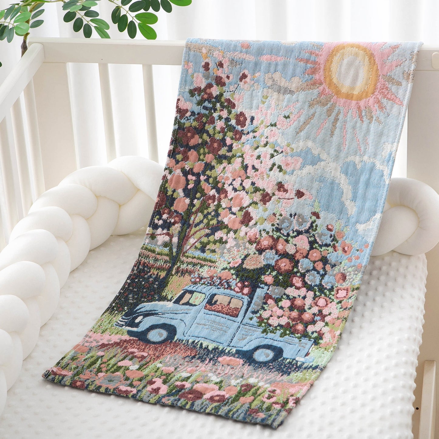 Washed Cotton Towel - Soft Gauze Fabric for Home Use - Multiple Styles & Sizes