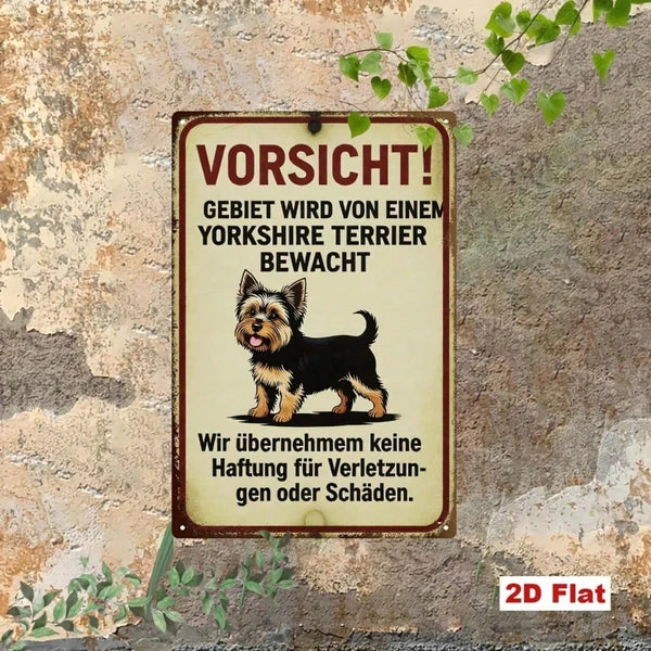 Metal Tin Wall Decoration Sign - 20 cm x 20 cm