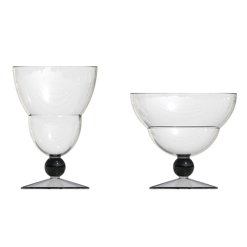 Heat-Resistant Glass Cup Set - Creative Retro Style for Kitchen & Home