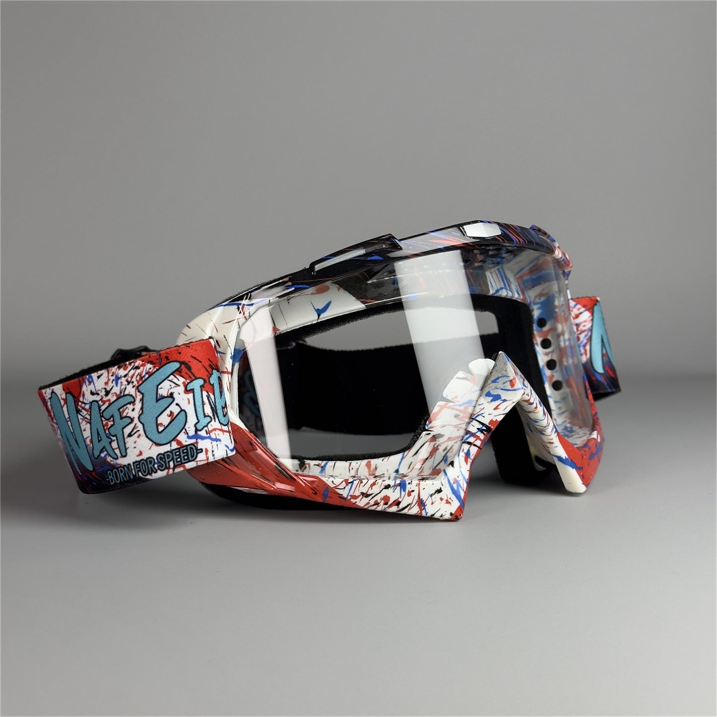 Off-Road Motorcycle Goggles - Full Rim TPU Frame