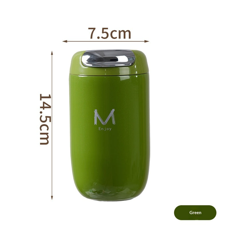 Insulated Stainless Steel Egg Cup Mug - 350ML Portable Heat Retaining Drinkware