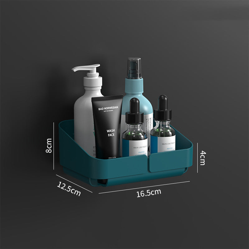 Punch-Free Wall-Mounted Bathroom Toilet Storage Shelf - Nordic Style