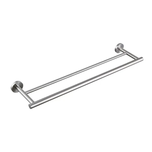 23.6 Inch Stainless Steel Double Towel Bar Wall Mount Bathroom Accessories