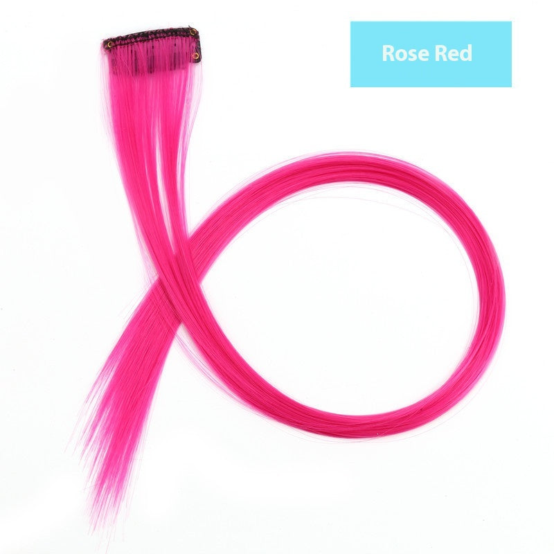 Colorful Hair Weave Extension Set - Multiple Shades, Non-Mainstream Style