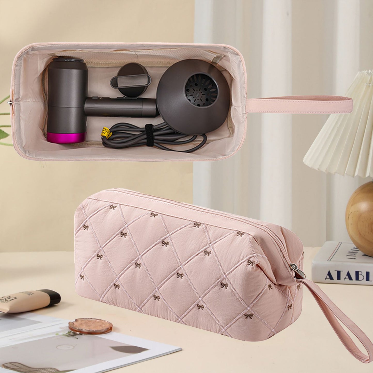 Multi-Function Hair Styling Storage Bag for Curling Irons and Hair Dryers