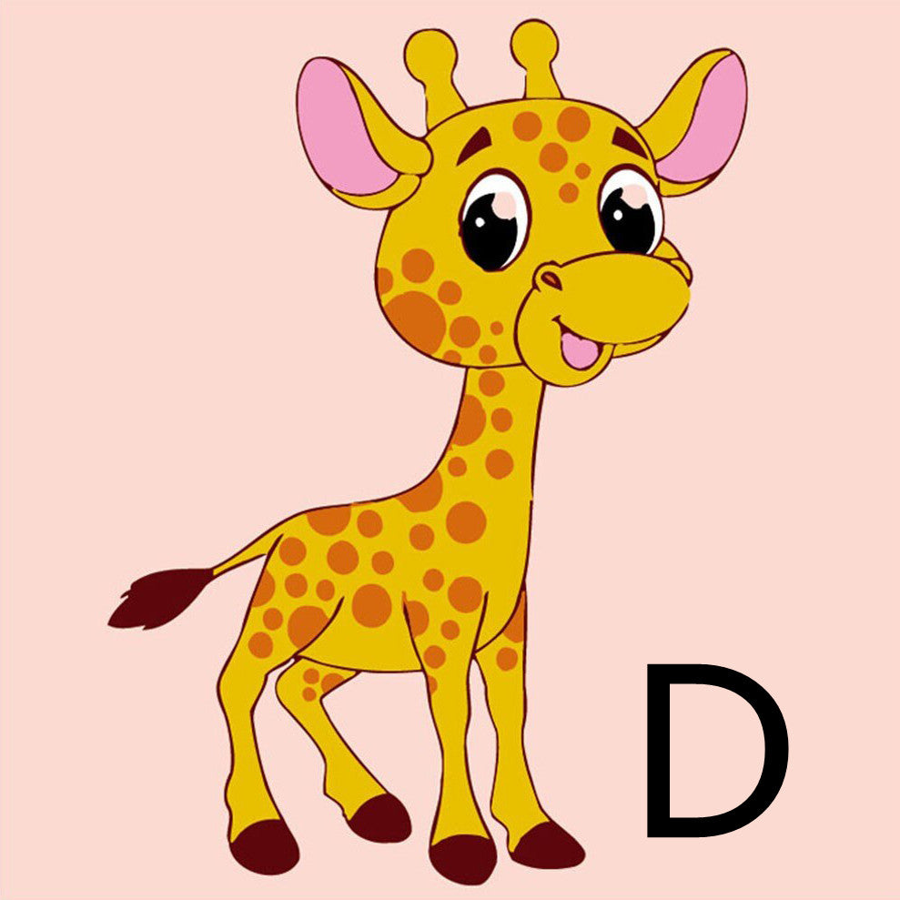Children's Digital Painting Kit - Animal Art DIY Home Decor