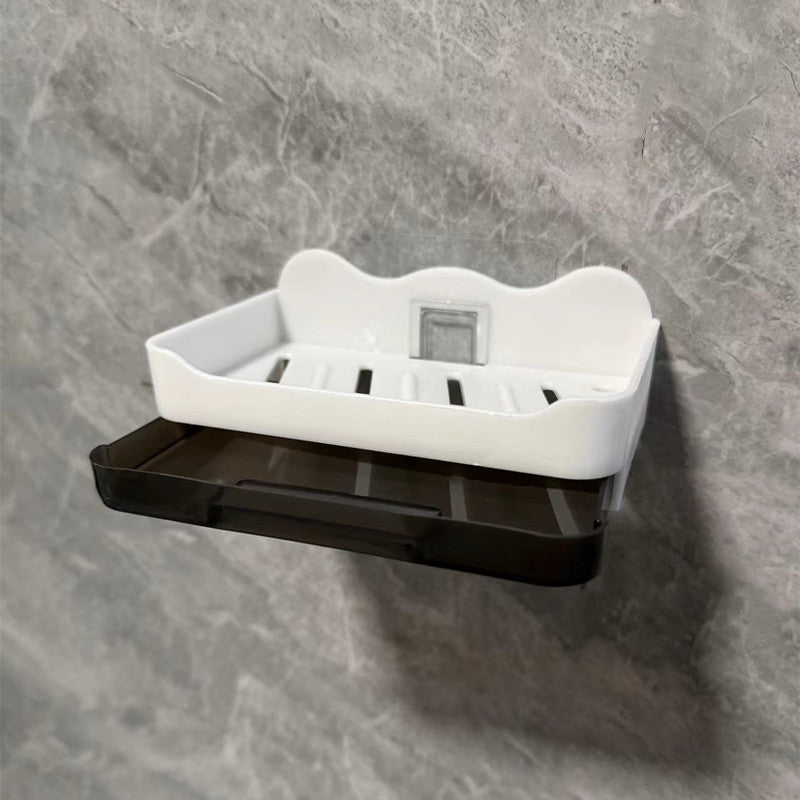 Wall-Mounted Soap Dispenser with Drainage No Water Accumulation Punch-Free