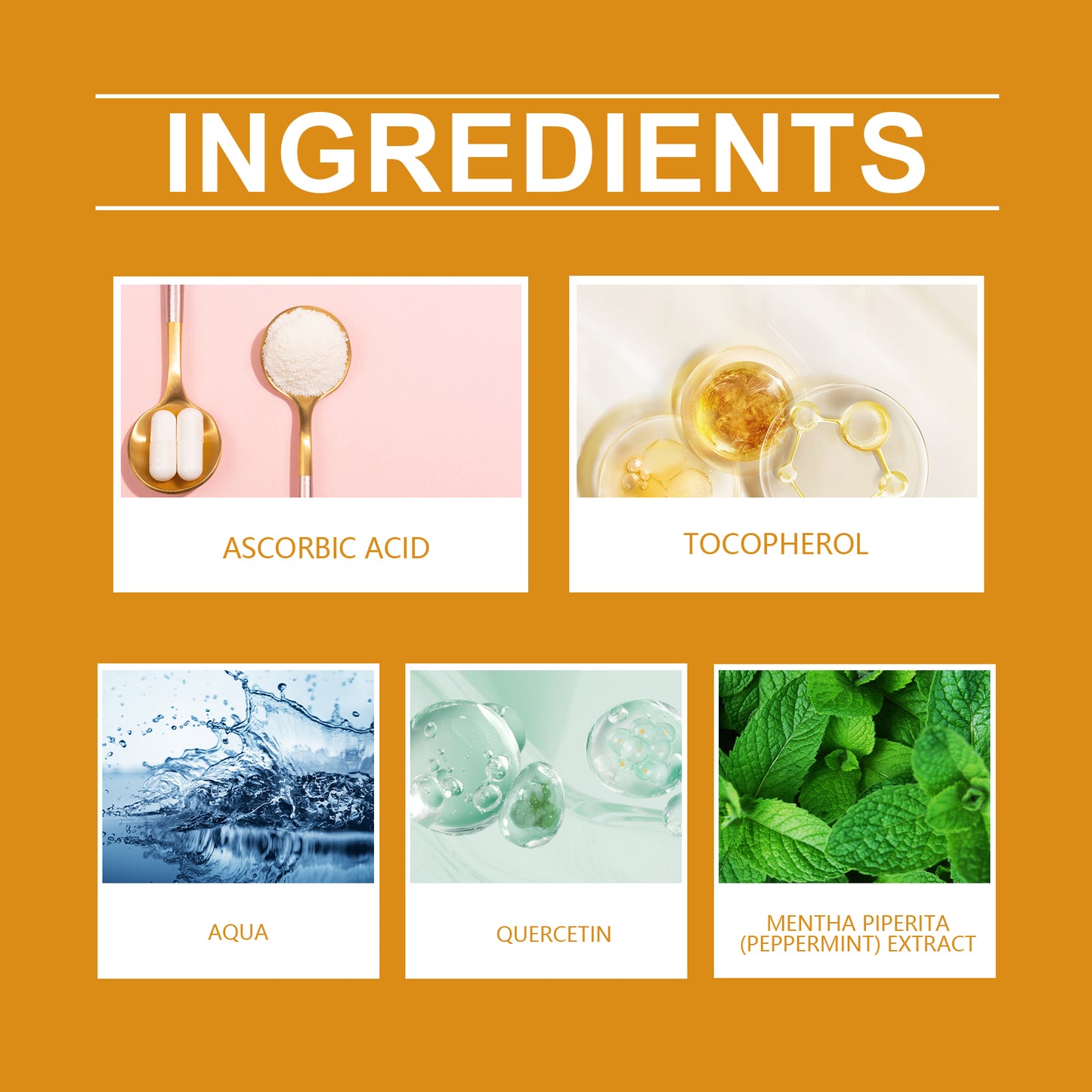 Vitamin C Brightening Facial Serum - Moisturizing & Anti-Aging Skin Care 30ml
