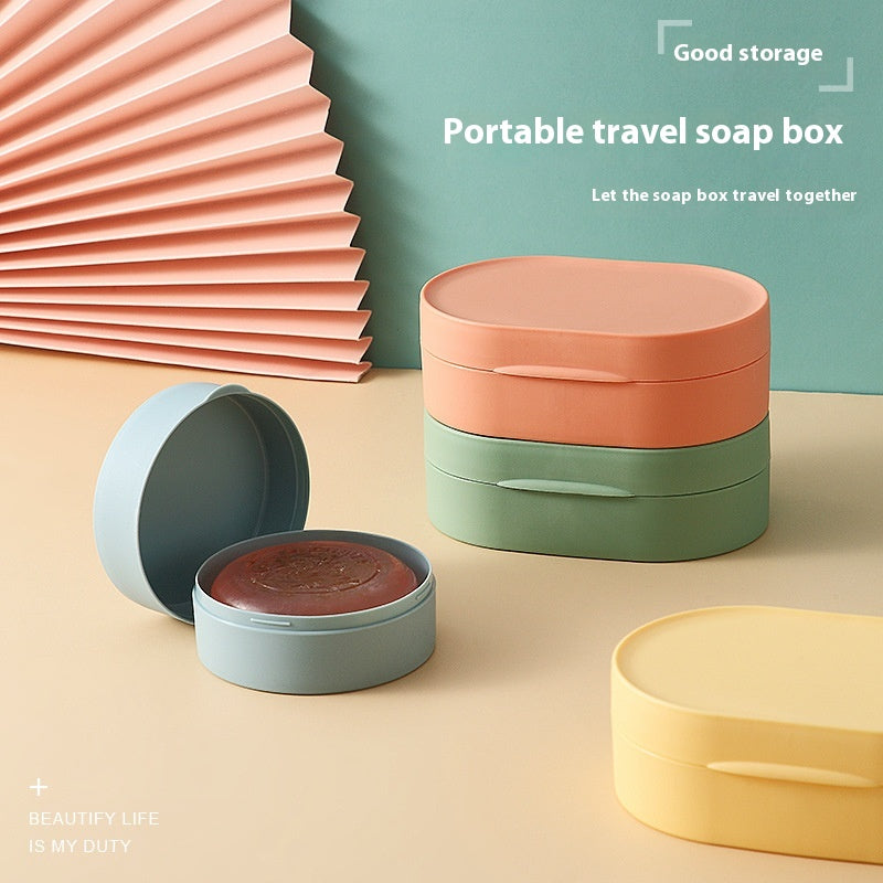 Portable Travel Soap Box - Creative Plastic Storage Container
