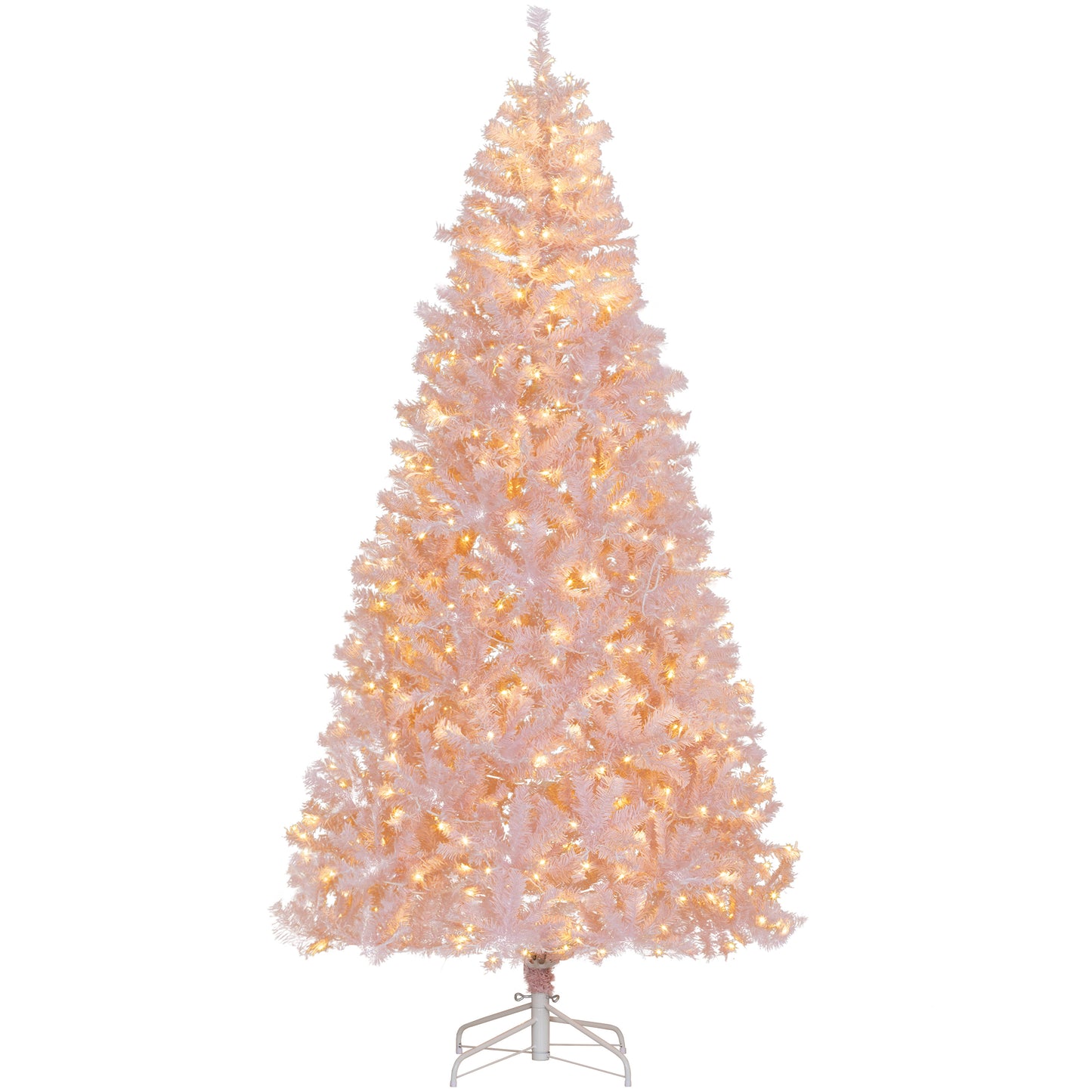 7.5' Prelit Pink Christmas Tree with 500 LED Lights & 1346 Tips