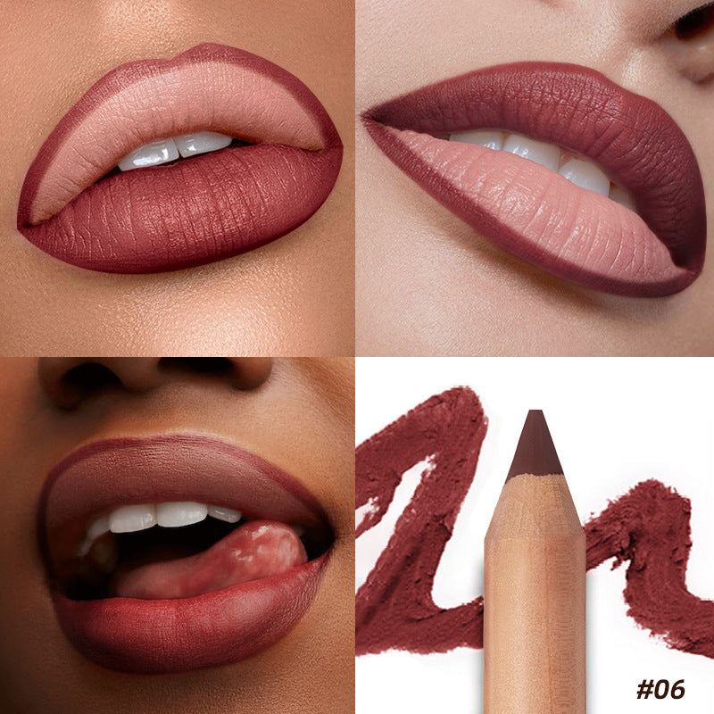 Matte Lip Liner Set 8 Colors Waterproof Natural Lipstick Makeup