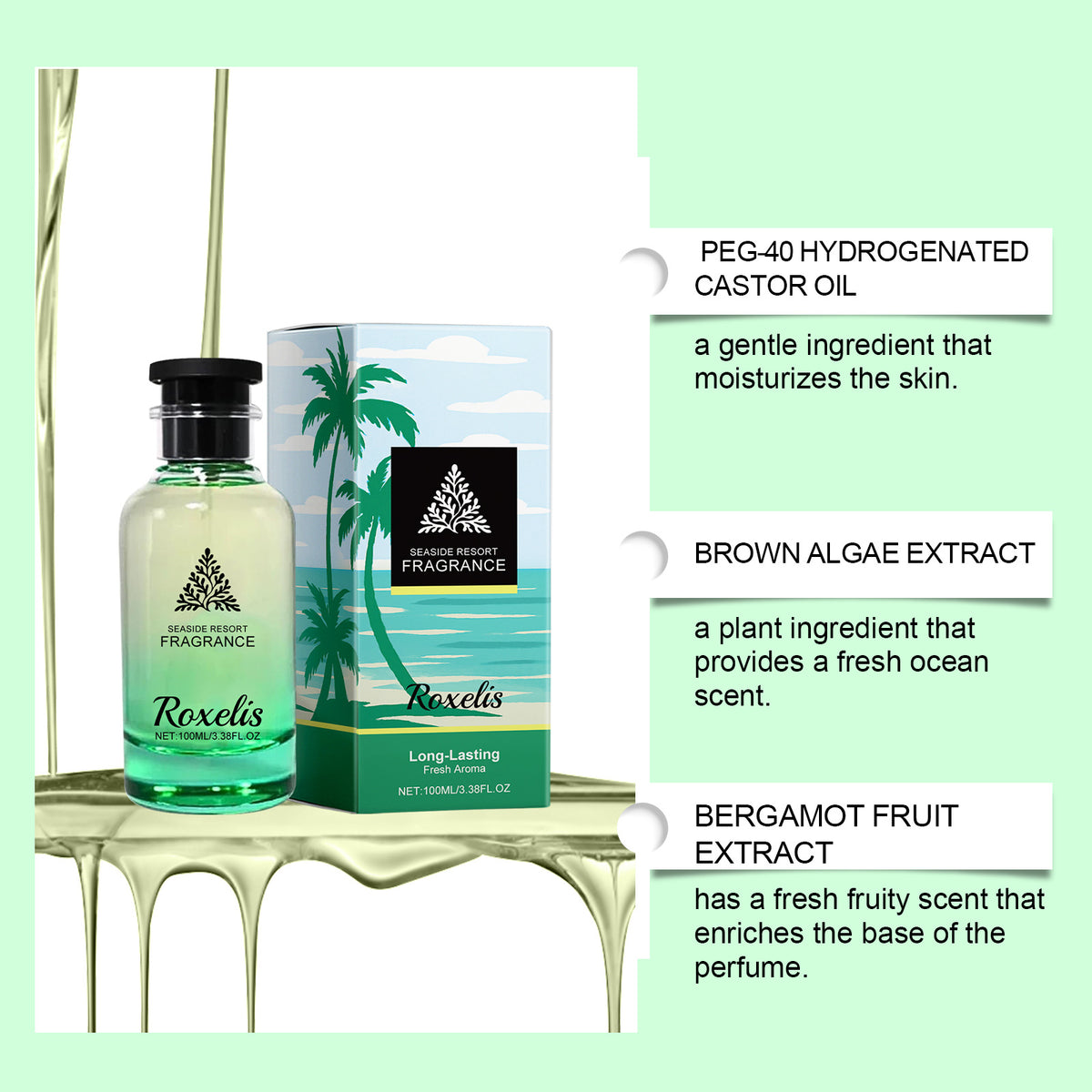 Portable Natural Fragrance Light And Durable Perfume