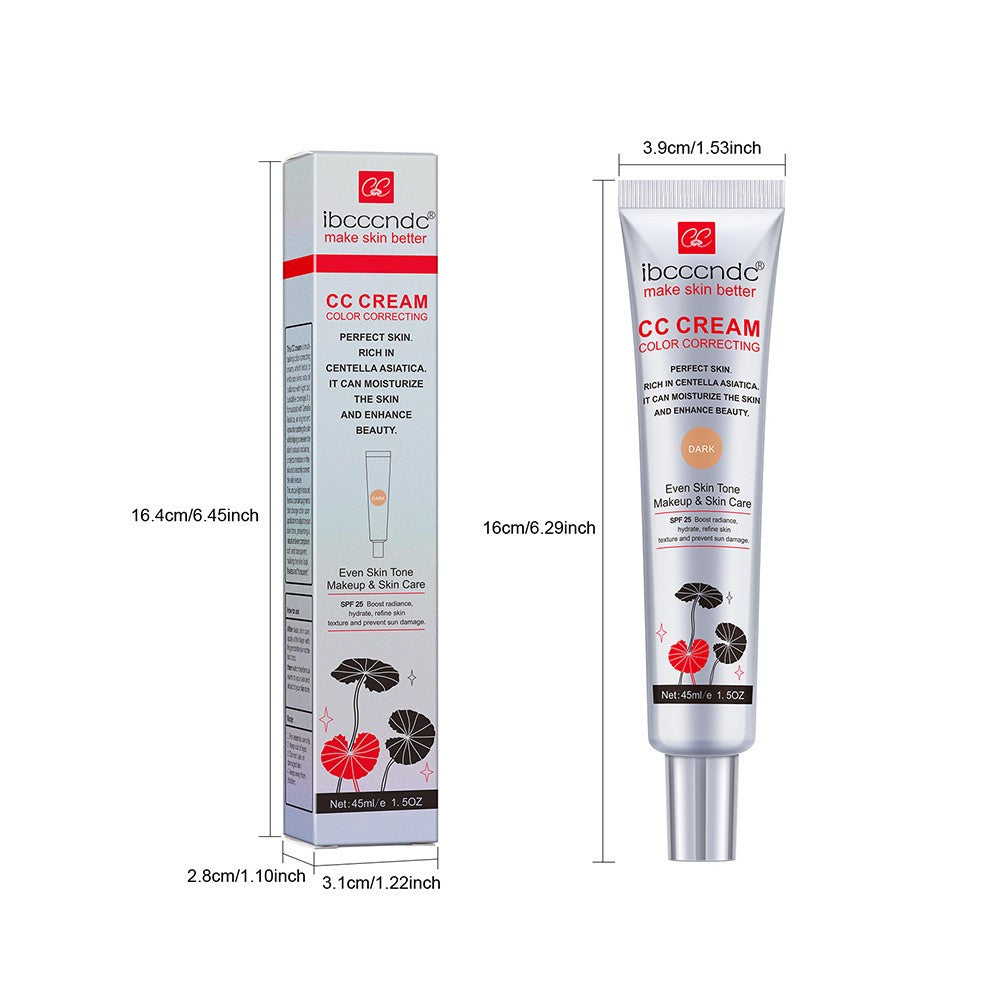 Color Correcting CC Cream with Centella Asiatica - Moisturizing Makeup Base