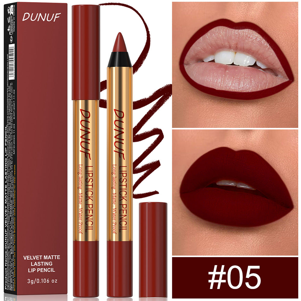 Long Lasting Lipstick Pen - Easy to Color No Stain on Cup Matte Lip Makeup