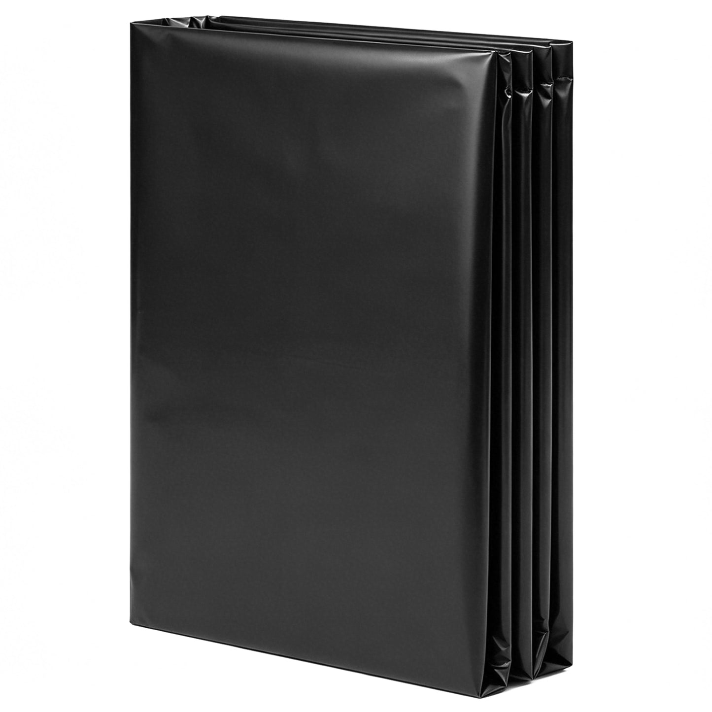 Heavy Duty Black Plastic Sheeting 10x25 ft - Garden, Drop Cloth, Vapor Barrier