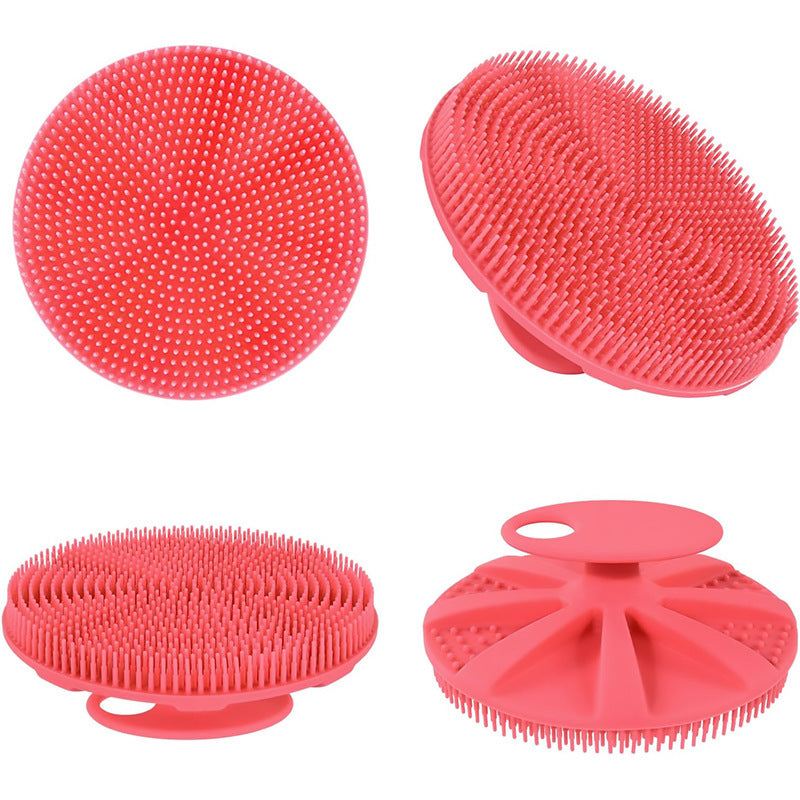 Silicone Facial & Shampoo Cleansing Brush - Deep Exfoliating Bath Tool