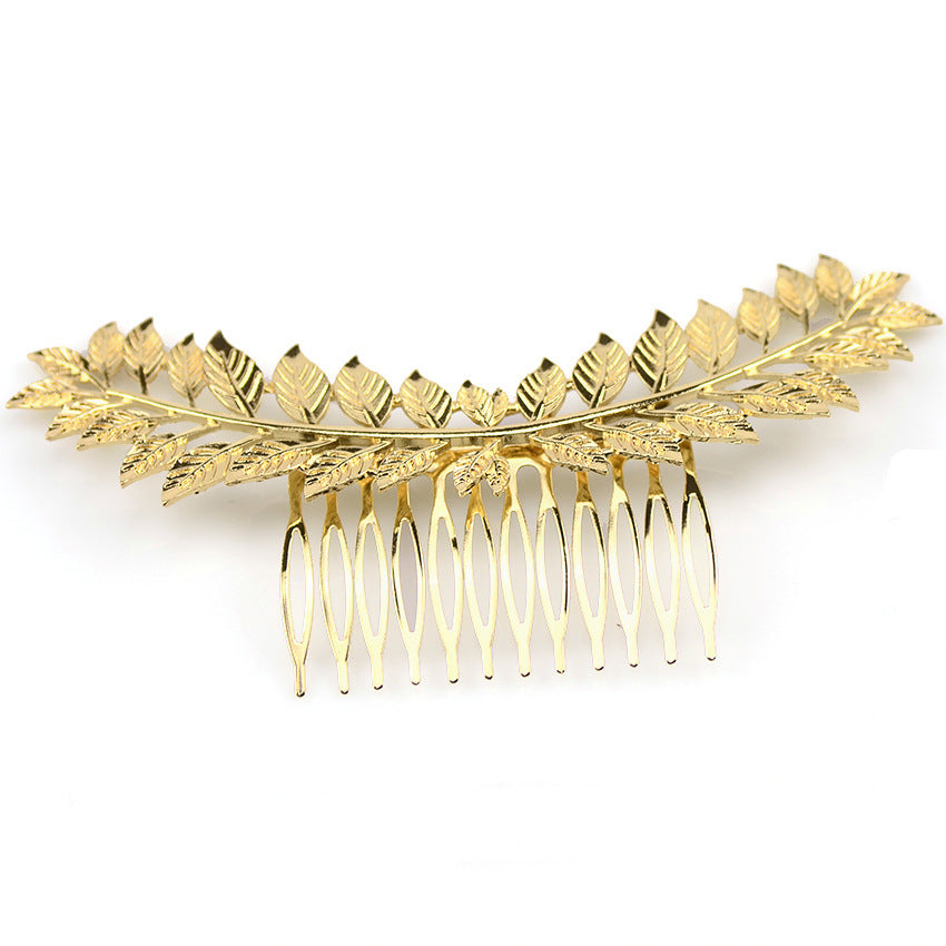 Retro Exaggerated Feather Leaf Hairpin Korean Style Hair Accessory