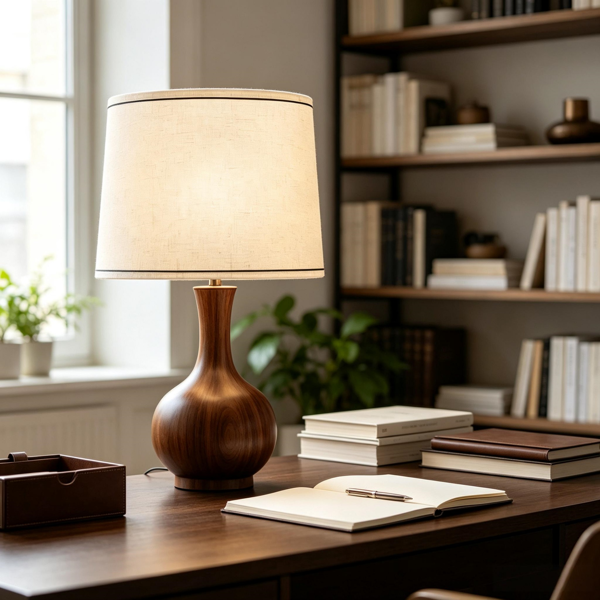 Replacement Lamp Shade 11x13x10 in - 2-Pack Linen & PVC