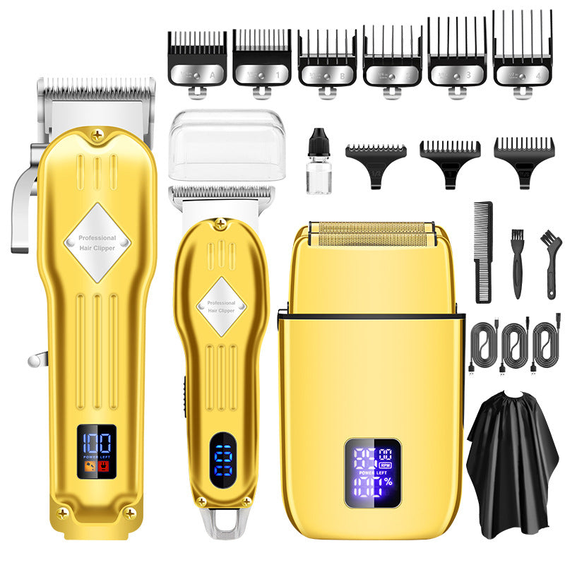 Electric Hair Clipper Set for Men – Rechargeable