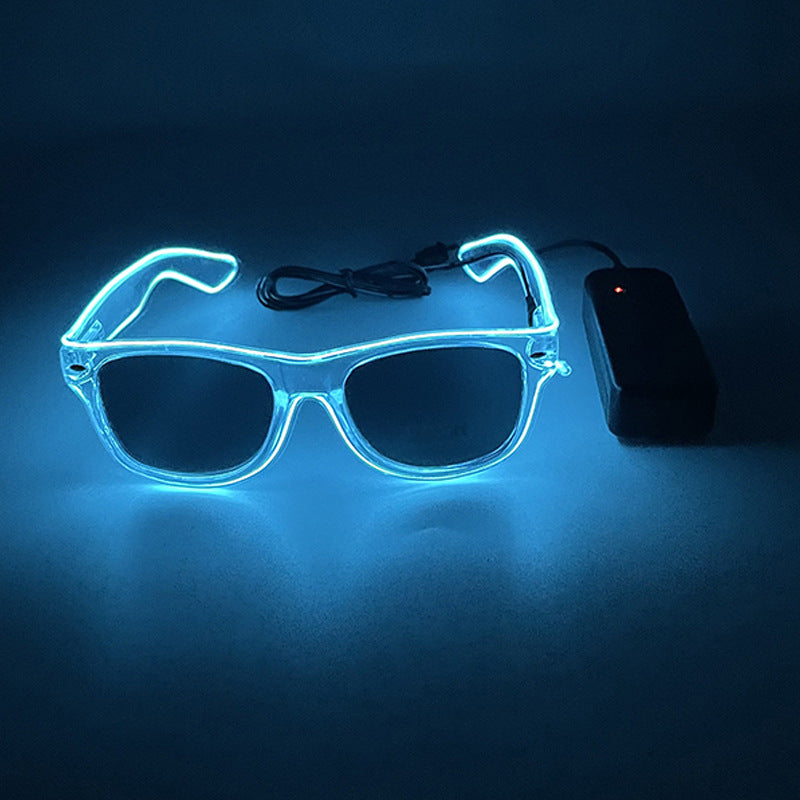 LED Goggles Nightclub Dance Party Props - Colorful Light-up Costume Accessories