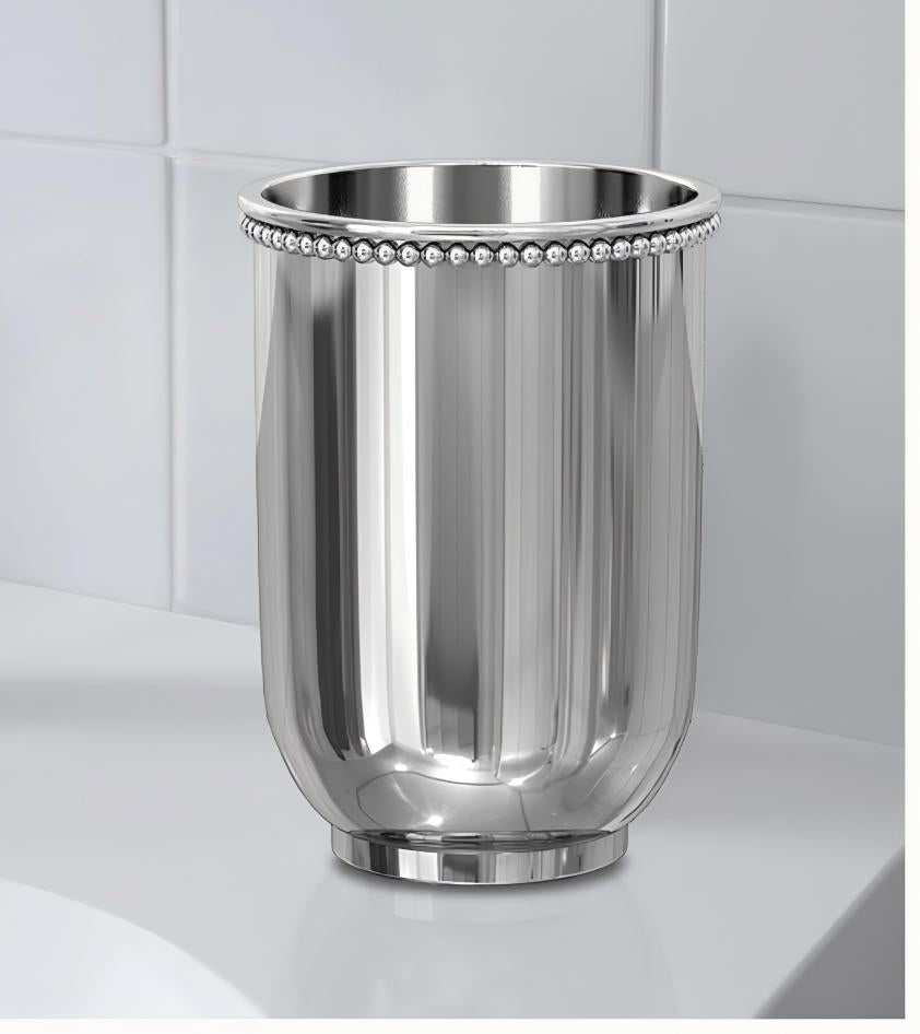 Stainless Steel Bathroom Tumbler Cup Decorative Rinse Cup,Drinking