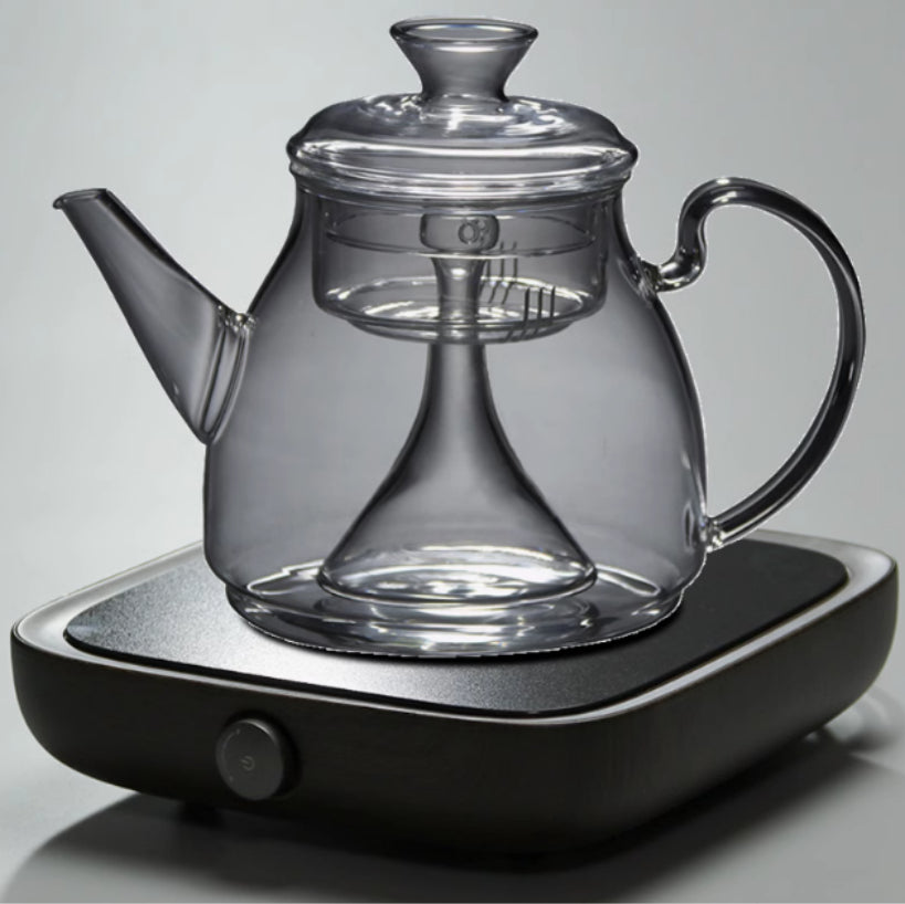 Large Capacity Glass Steam Teapot for Home Brewing - 1.5L