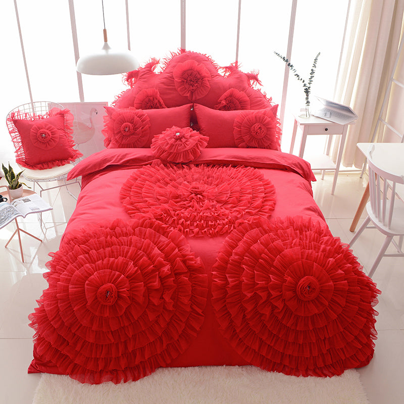 Cotton Princess Wind Bed Skirt - Multiple Sizes & Styles