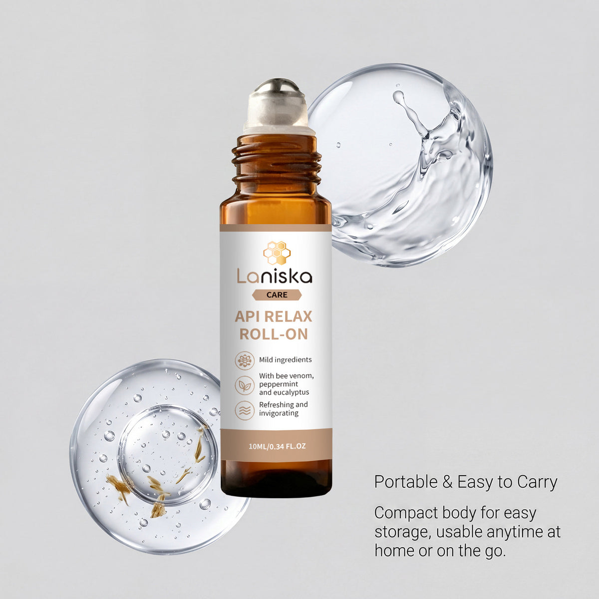 Relax Roll On Aromatherapy Oil - 10ml Travel Size