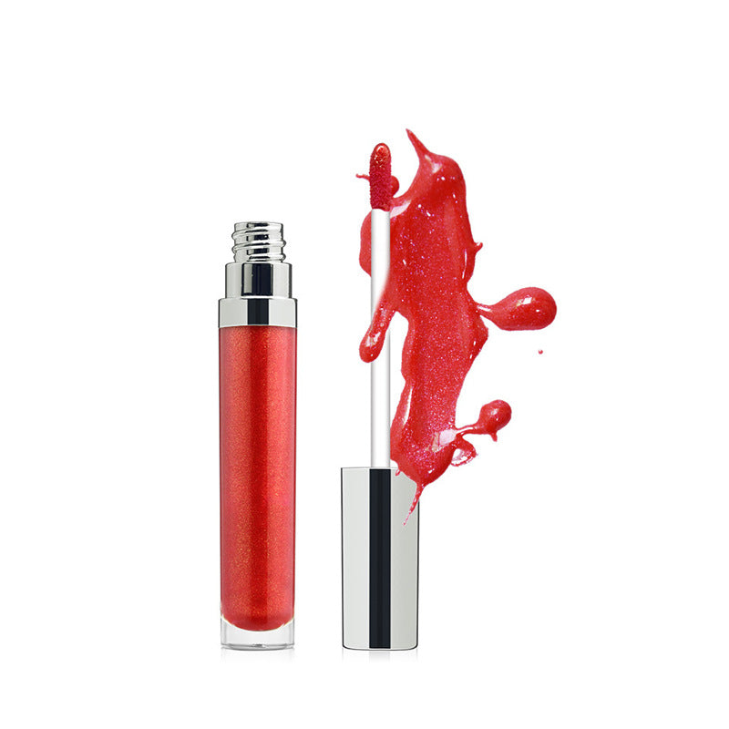 Clear Lip Oil & Gloss - Moisturizing Pearl Lip Shine in Round Tube