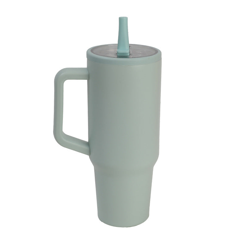 304 Stainless Steel Folding Vacuum Cup with Suction Mouth - Multiple Colors & Capacity