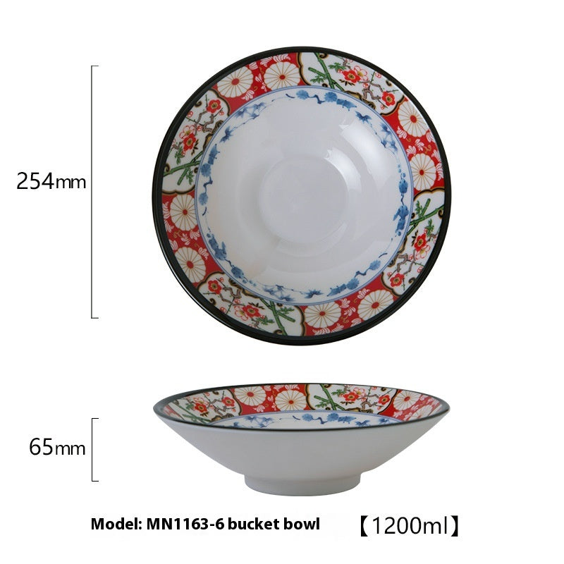 Japanese Cow-Shaped Porcelain Bowl Set for Kitchen & Dining
