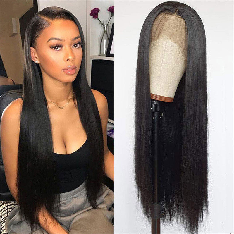 26-Inch Straight Hair Wig - Black (1B)