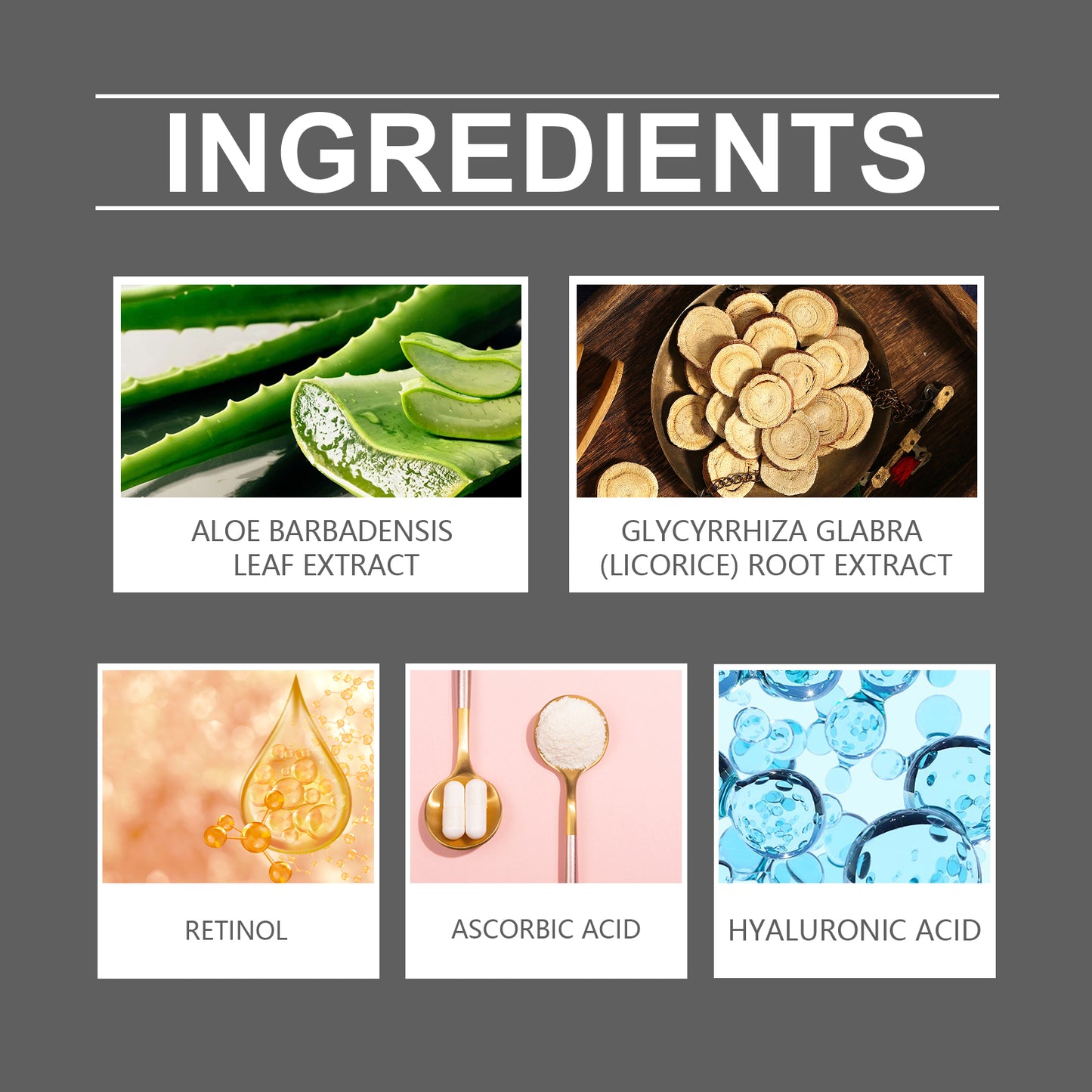 Hydrating Facial Serum with Aloe Vera and Licorice Extract - 30ml