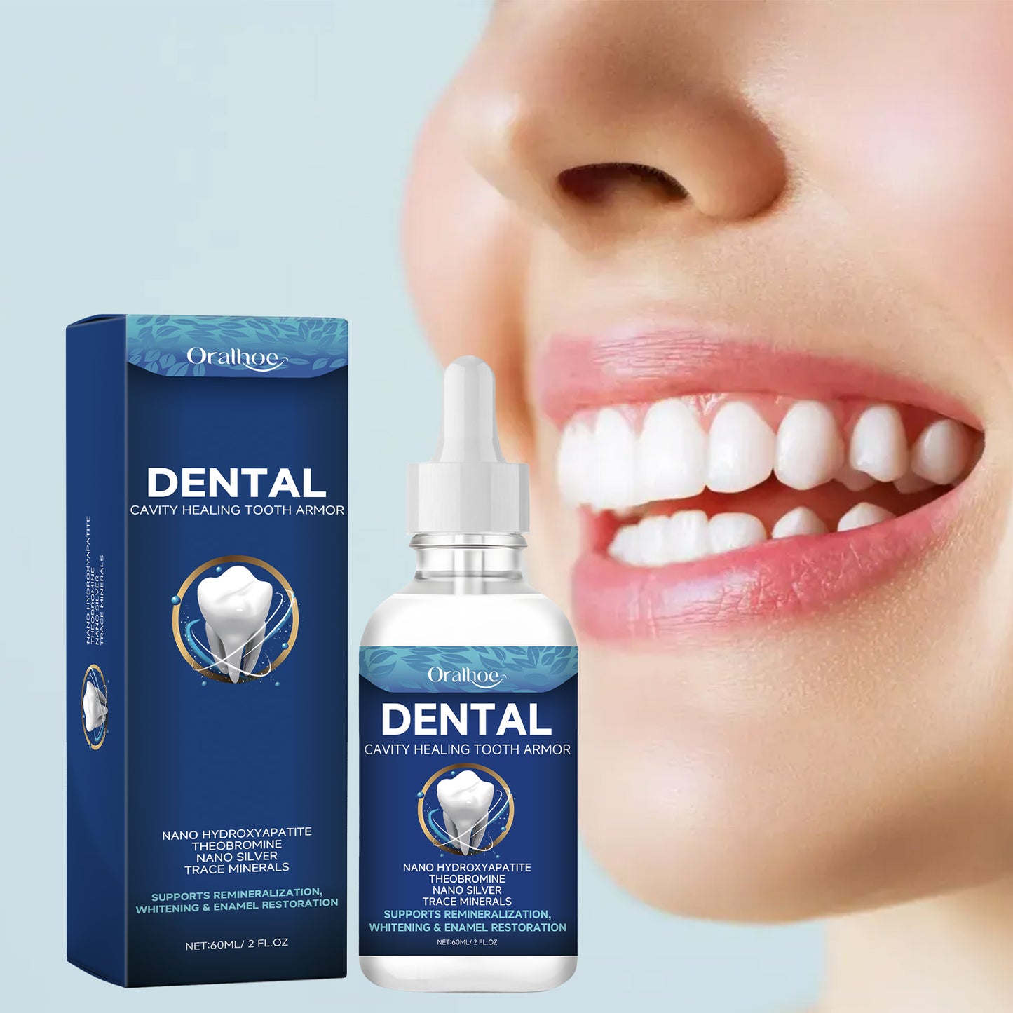 Tooth Care Solution - 60ml Oral Hygiene Liquid for Dental Care