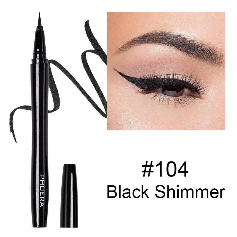 Long-Lasting Liquid Eyeliner - Precision Waterproof Eye Makeup