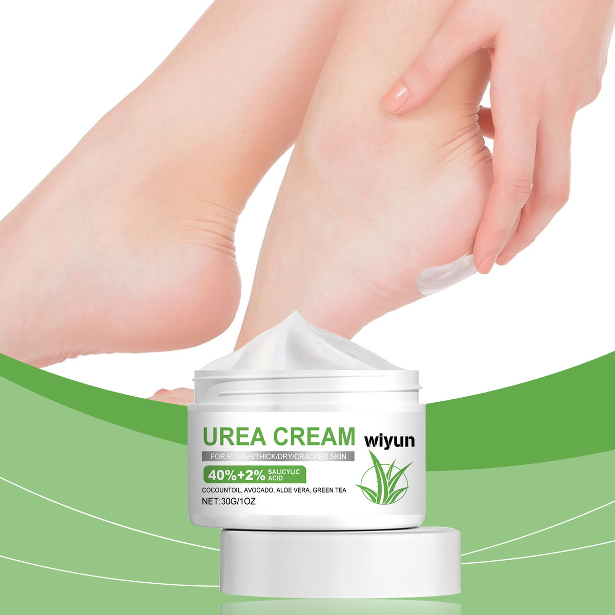 Foot Urea Cream with Coconut Oil - 30g
