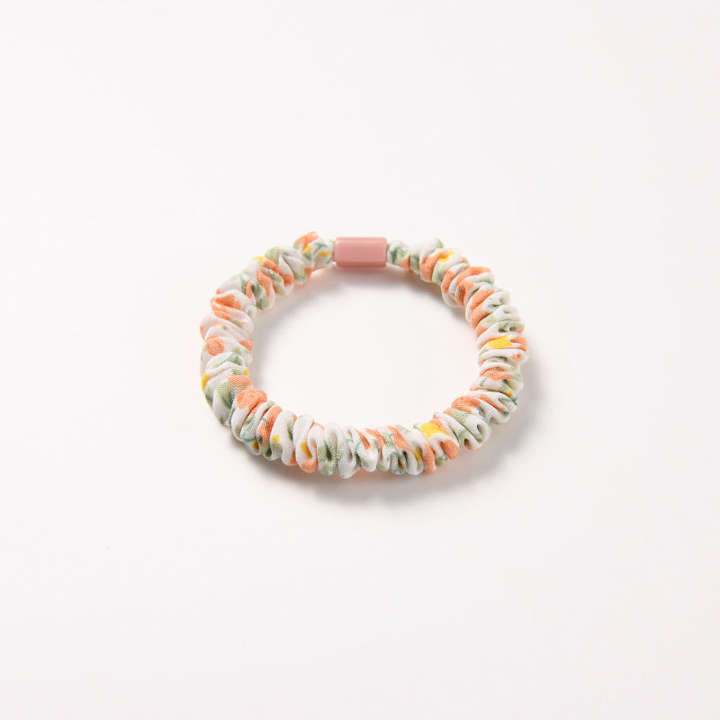 Children's Floral Hair Accessories Rubber Bands Hair Rings - Colorful & Cute