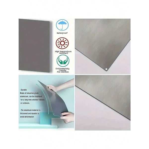 Weatherproof Metal Safety Warning Sign for Indoor & Outdoor Use